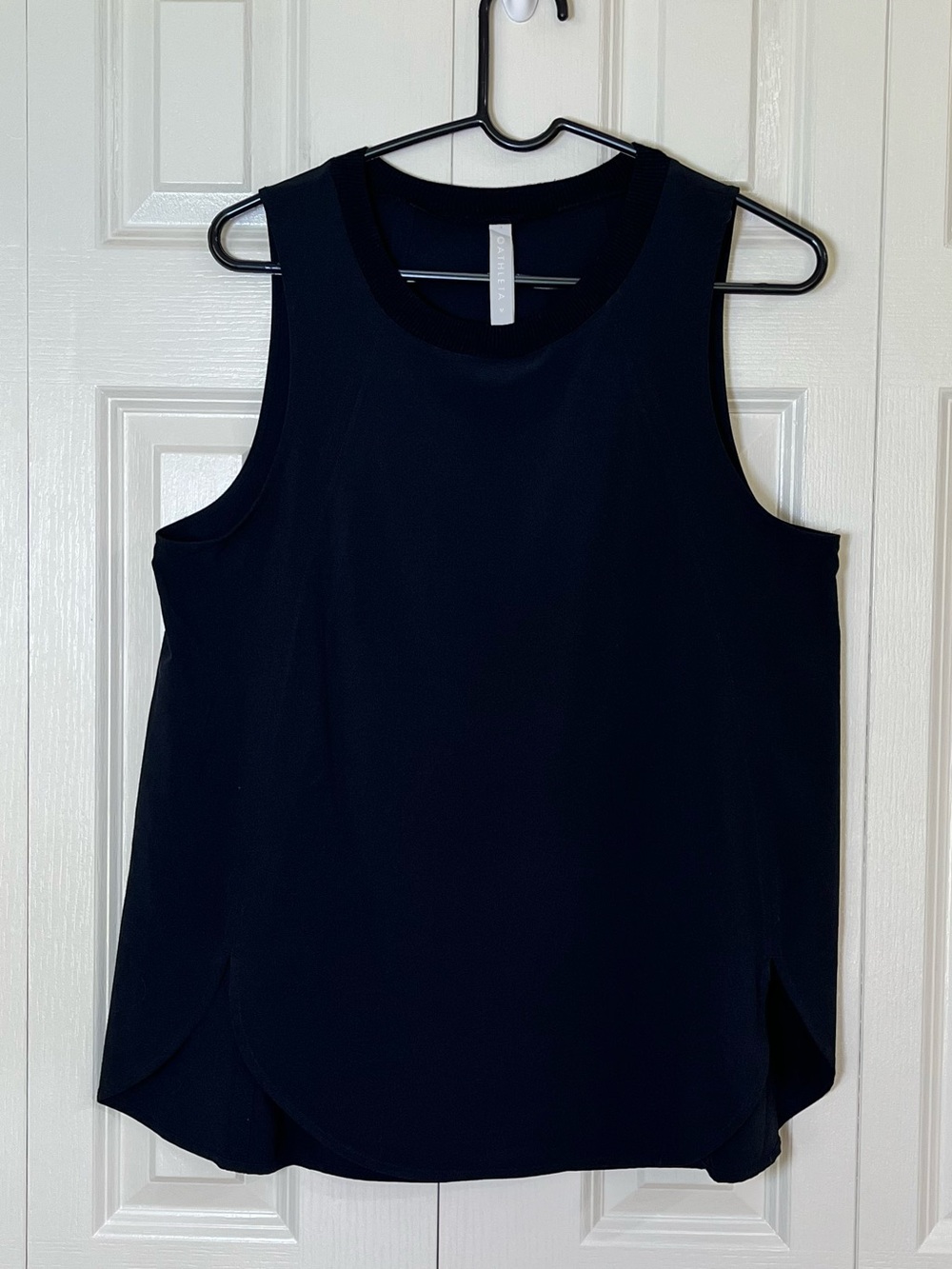 Athleta Tank Top
Womens Medium Black Athletic Sleeveless
Lightweight Gym Shirt
